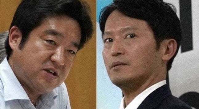 竹内英明県議と斎藤元彦知事